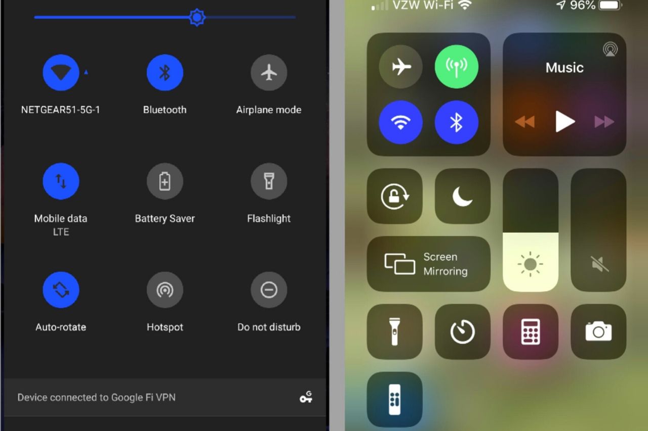 In the Control Center we have shortcuts to numerous quick iPhone settings such as Wi-Fi, volume or brightness