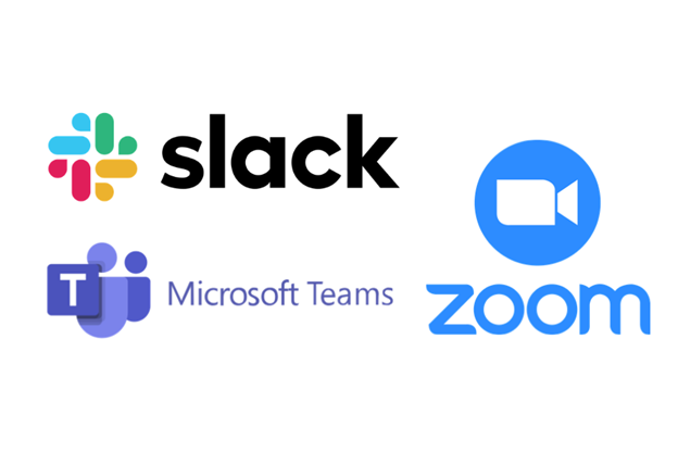 Messaging apps - Slack, Teams, Zoom